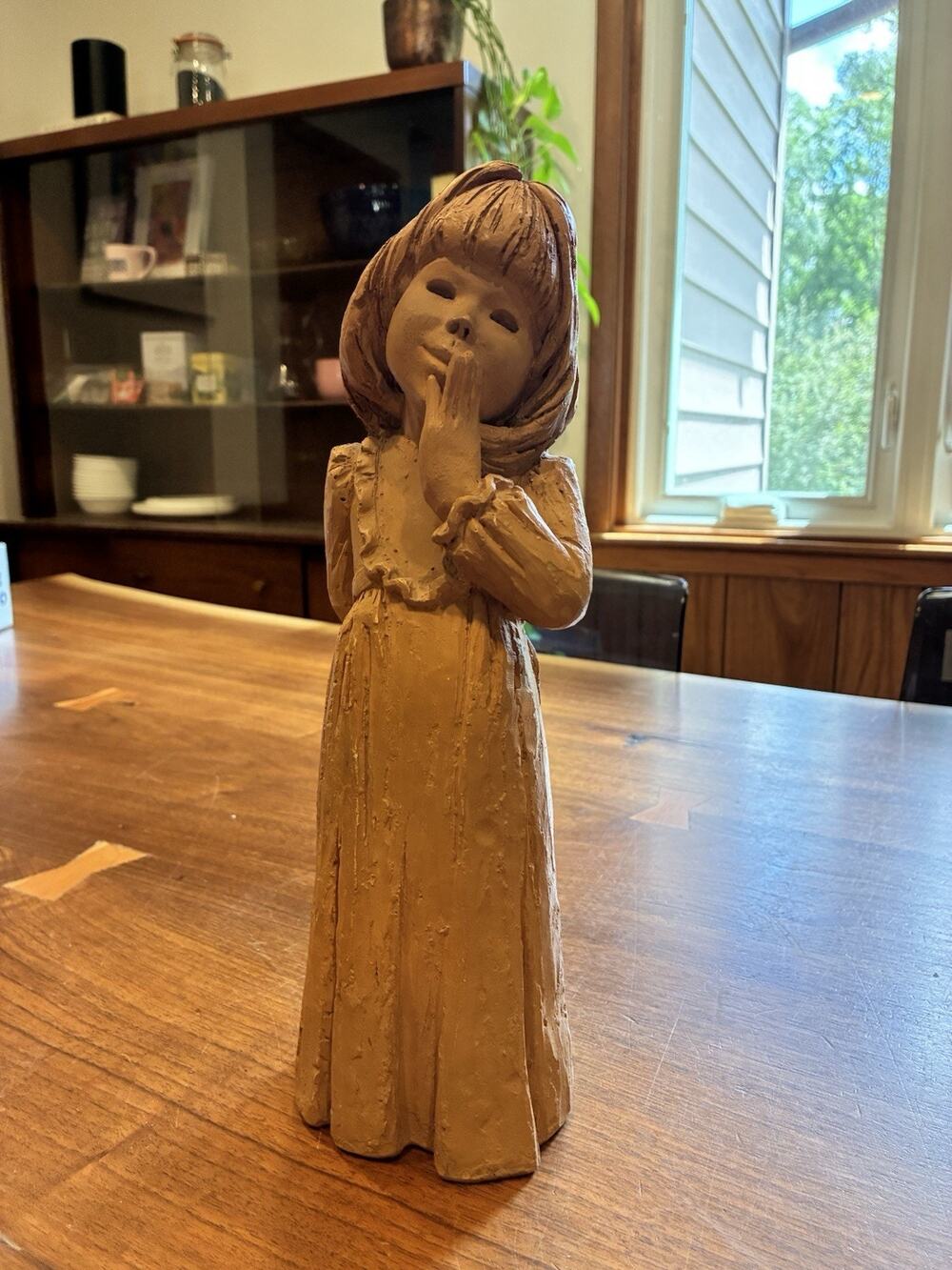 Lee Bortin Originals 12.5" Tall Smiling Girl Figurine “I’m Embarrassed “